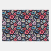 Astrologie Skorpio Blume Kristallleuchten Geschenkpapier Set (Vorderseite 3)