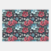 Astrologie Skorpio Blume Kristallleuchten Geschenkpapier Set (Vorderseite 2)