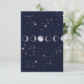 Astrologie Sky Dankeskarte (Stehend Vorderseite)