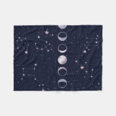 Astrologie Sky Fleecedecke (Vorderseite (Horizontal))