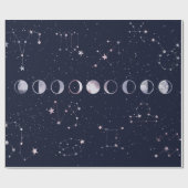 Astrologie Sky Geschenkpapier (Flach)
