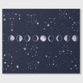 Astrologie Sky Geschenkpapier (Flach)
