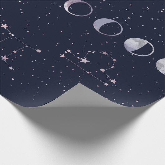 Astrologie Sky Geschenkpapier (Ecke)