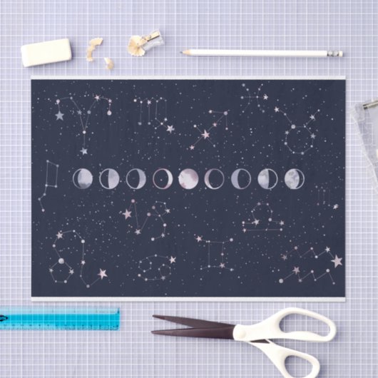 Astrologie Sky Seidenpapier (Handwerk)