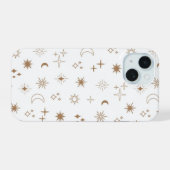 Astrologie-Sternmuster iPhone 15 Hülle (Rückseite (Horizontal))