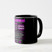 Astrologie/Sternzeichen/Aquarius Tasse (VorderseiteRechts)