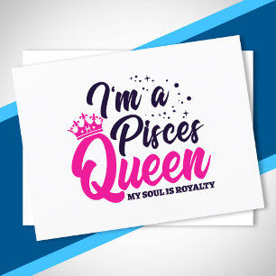 Astrologie Sternzeichen - Februar März Geburtstag  Postkarte