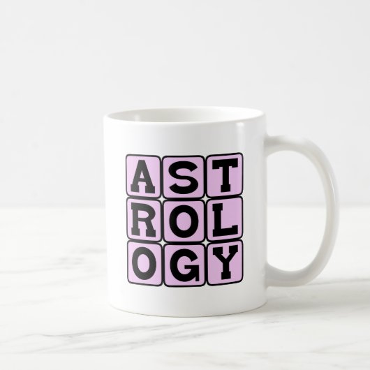 Astrologie, Studie der Zodiaka-Zeichen Kaffeetasse (Rechts)