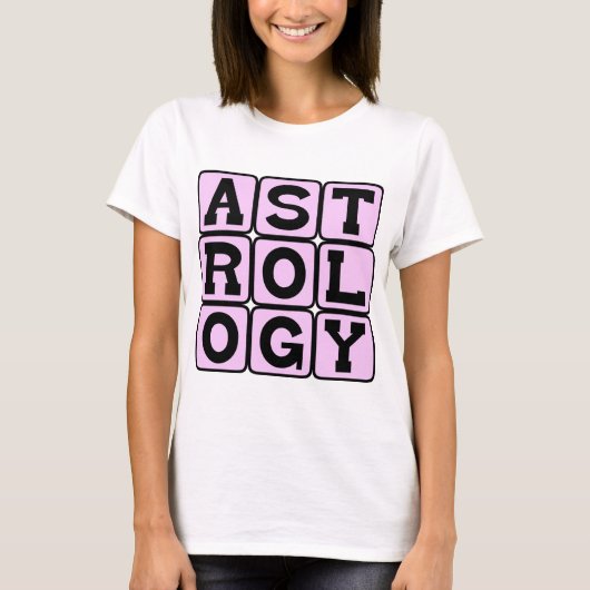 Astrologie, Studie der Zodiaka-Zeichen T-Shirt (Vorderseite)