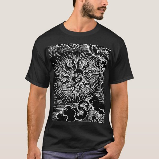 Astrologie Sun und Mond durch Albrecht Durer T-Shirt (Vorderseite)
