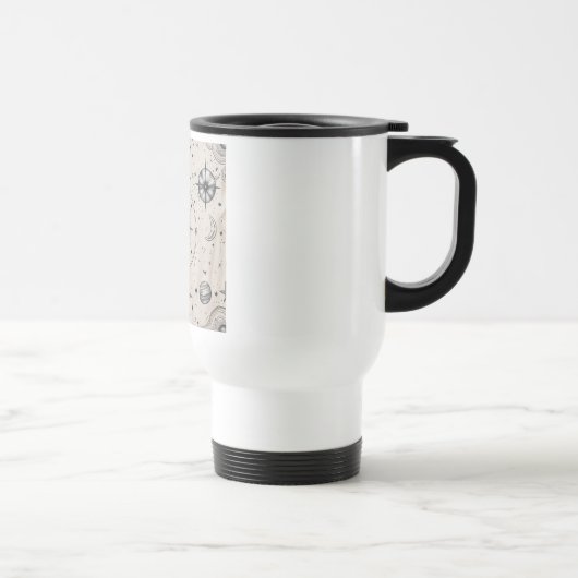 Astrologie-thematisierte Zodiac-Designs Reisebecher (Rechts)