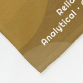 Astrologie Virgo Zodiac Signage Foto Custom Geburt Fleecedecke (Ecke)