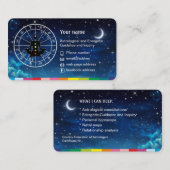 Astrologie Visitenkarte (Vorne/Hinten)