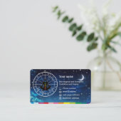 Astrologie Visitenkarte (Stehend Vorderseite)