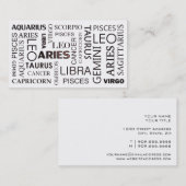 ASTROLOGIE Visitenkarte (Vorne/Hinten)