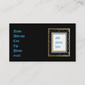 Astrologie-Visitenkarte Visitenkarte (Rückseite)