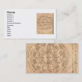 Astrologie-Visitenkarte Visitenkarte (Vorne/Hinten)