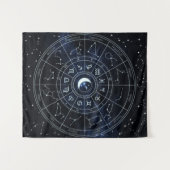 Astrologie Wandteppich (Vorderseite (Horizontal))