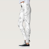ASTROLOGIE (WEISS) LEGGINGS (Links)