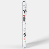 Astrologie Zeichen Farbe+Weiß Muster Zeichen Case-Mate iPhone Hülle (Rückseite / Rechts)