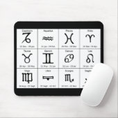 Astrologie-Zeichen Mousepad (Mit Mouse)