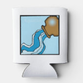 Astrologie Zodiac Aquarius Geburtstag kann kühlen Dosenkühler (Rückseite)