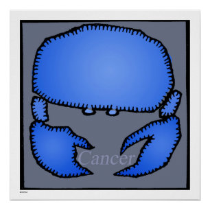 Astrologie Zodiac Cancer Sign Birthday 20x20 P Poster