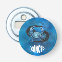 Astrologie Zodiac Cancer Sign Bottle Opener