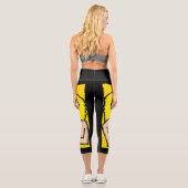 Astrologie Zodiac Gemini Geburt HWCL Capri Leggings (Rückseite)