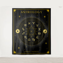 Astrologie Zodiac Kalender - Schwarz
