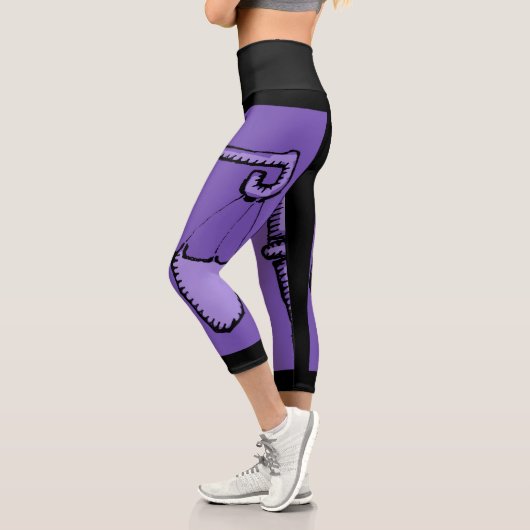 Astrologie Zodiac Libra Geburt HWCL Capri Leggings (Links)
