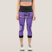 Astrologie Zodiac Libra Geburt HWCL Capri Leggings (Vorderseite)