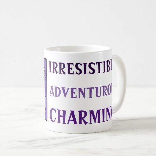 Astrologie Zodiac Libra Geburt Tasse (VorderseiteRechts)