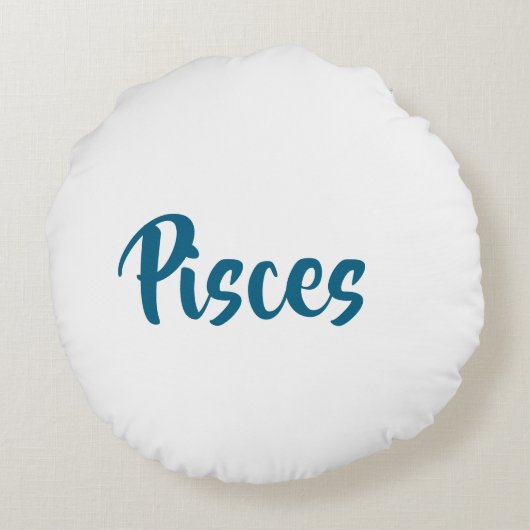 Astrologie/Zodiac - Rundkopfkissen - Fieber Rundes Kissen (Rückseite)