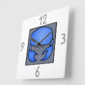 Astrologie Zodiac-Schildkrötenklee Quadratische Wanduhr (Winkel)