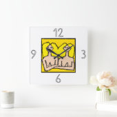 Astrologie Zodiac Sign Gemini Wall Uhr (Zuhause)