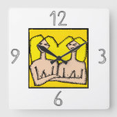 Astrologie Zodiac Sign Gemini Wall Uhr (Vorderseite)