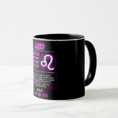 Astrologie/Zodiac-Zeichen//Leo Tasse (VorderseiteRechts)