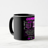 Astrologie/Zodiaka-Zeichen//Gemini Tasse (Vorderseite Links)