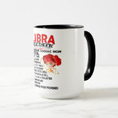 Astrologie/Zodiaka-Zeichen//Libra-Fakten Tasse (VorderseiteRechts)