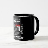 Astrologie/Zodiaka-Zeichen//Skorpio Tasse (VorderseiteRechts)