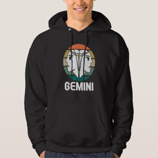 Astrologie Zwillinge Hoodie (Vorderseite)