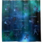 Astrologisch Duschvorhang (Vorderseite)