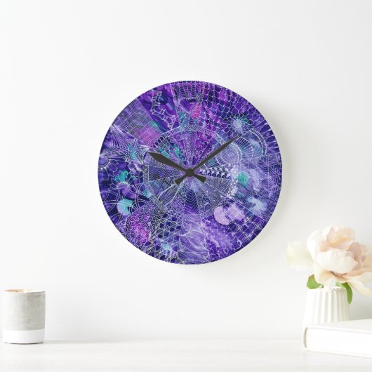 Astrologische AcrylWanduhr Große Wanduhr (Zuhause)