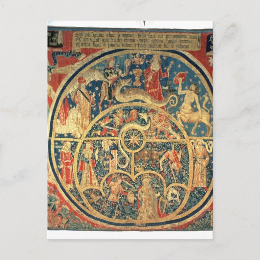Astrologische Konsistenz Postkarte (Vorderseite)