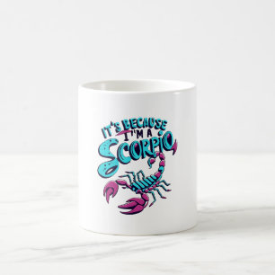 Astrologische Skorpion-Schwingungen Vintage-Sternz Kaffeetasse