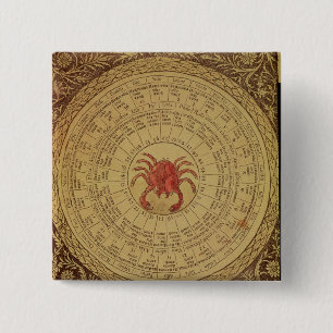 Astrologische Tabelle des Krebses Button