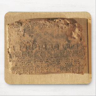 Astrologische Tablette, von Uruk Mousepad