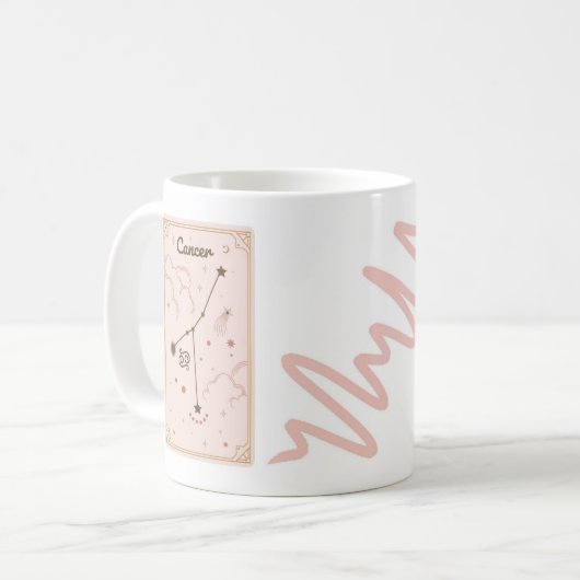 Astrologische Tasse des Krebses, Tasse des Diabeti (Vorderseite Links)
