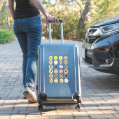 astrologische Tierdiagramme Himmelskunst-Collage Aufkleber (Koffer Insitu)